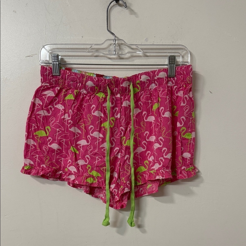 Jenni Pink Flamingo Print Women's Shorts 2006